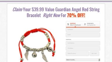 Sparkling Guardian Angel Bracelet Offer with Beefy Funnel! 75% for you!