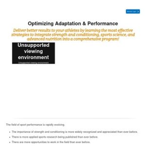 Optimizing Adaptation and Efficiency