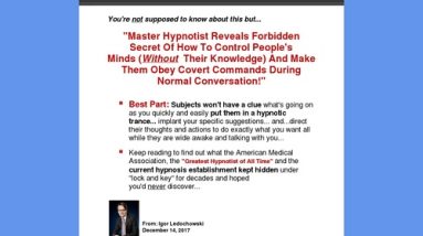 Energy Of Conversational Hypnosis Shatter Direction and 20+ Merchandise