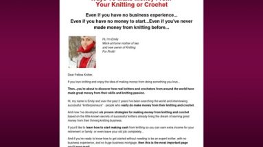 Knitting For Profit