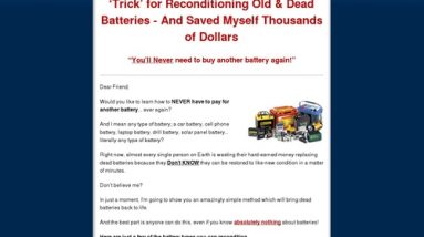 Battery Reconditioning 4 You – 100% Payment!