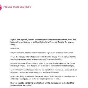 Pisces Man Secrets: Create BANK In “Dinky” Arena of interest Of Determined Customers