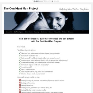 Confident Man Program PLUS Women, Dating and Enchantment Bonuses