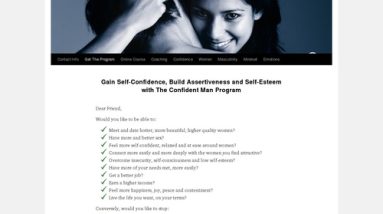 Confident Man Program PLUS Women, Dating and Enchantment Bonuses