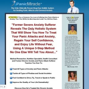 Anguish Miracle ™: High Anguish Assaults & Fear Offer on Clickbank!